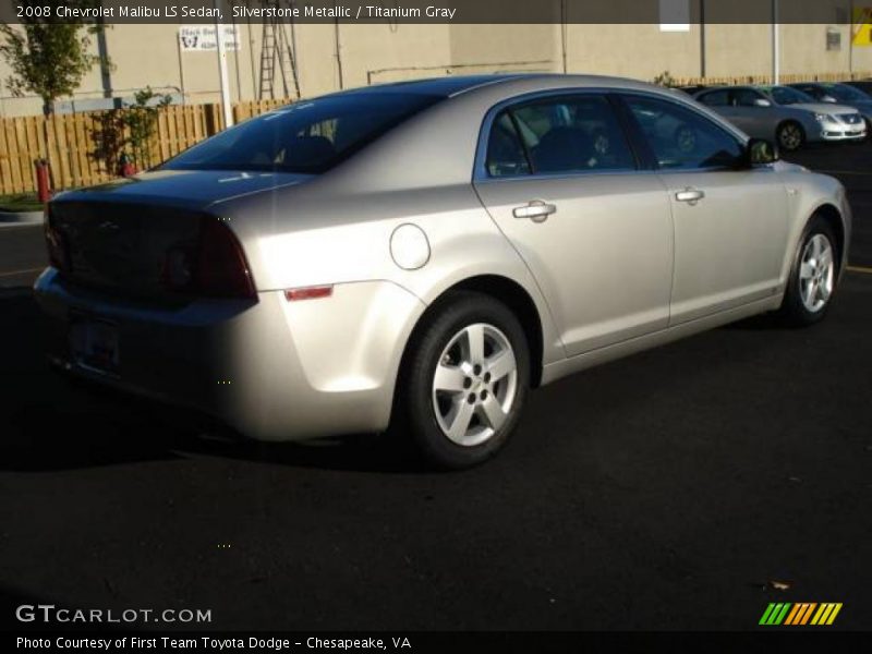 Silverstone Metallic / Titanium Gray 2008 Chevrolet Malibu LS Sedan