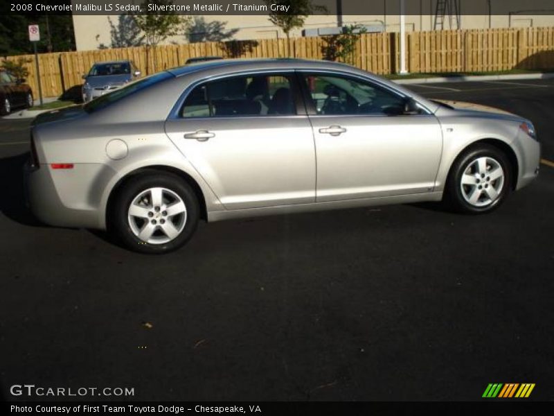 Silverstone Metallic / Titanium Gray 2008 Chevrolet Malibu LS Sedan