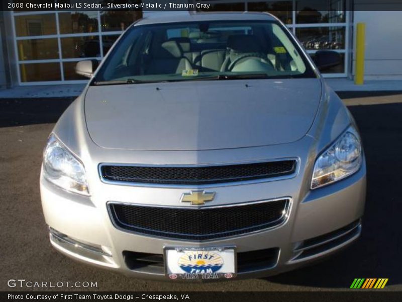 Silverstone Metallic / Titanium Gray 2008 Chevrolet Malibu LS Sedan