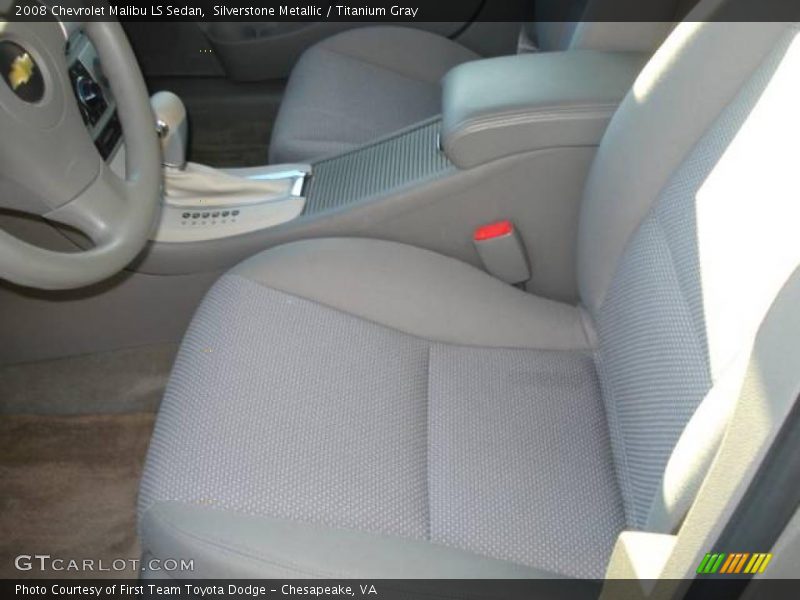 Silverstone Metallic / Titanium Gray 2008 Chevrolet Malibu LS Sedan