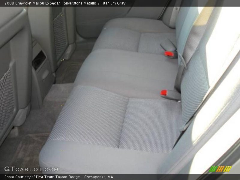 Silverstone Metallic / Titanium Gray 2008 Chevrolet Malibu LS Sedan
