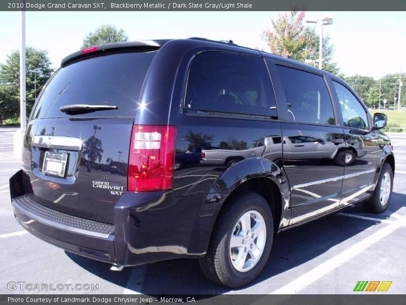 Blackberry Metallic / Dark Slate Gray/Light Shale 2010 Dodge Grand Caravan SXT