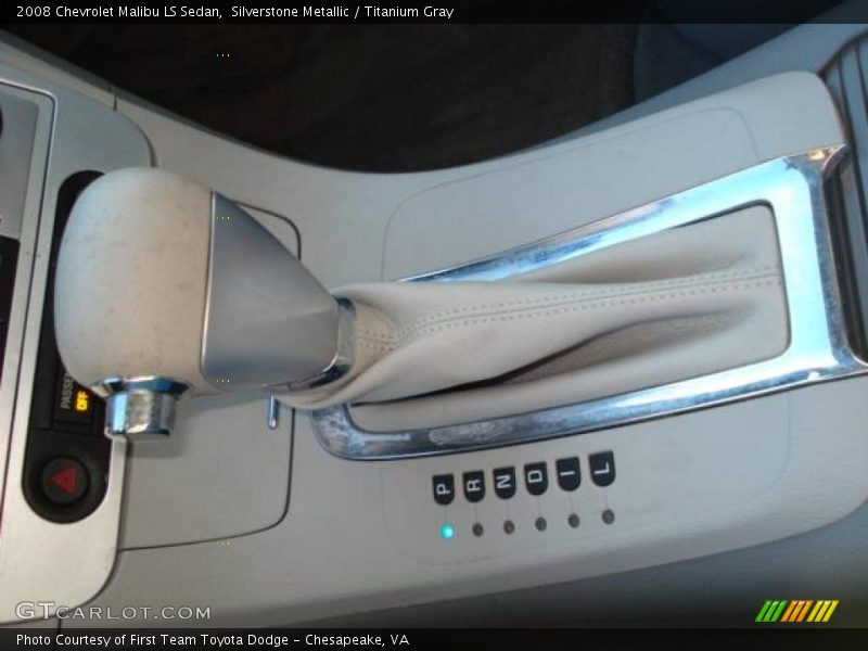 Silverstone Metallic / Titanium Gray 2008 Chevrolet Malibu LS Sedan