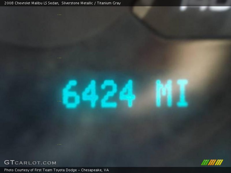 Silverstone Metallic / Titanium Gray 2008 Chevrolet Malibu LS Sedan