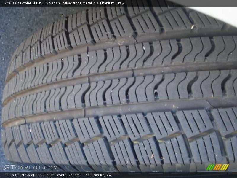 Silverstone Metallic / Titanium Gray 2008 Chevrolet Malibu LS Sedan