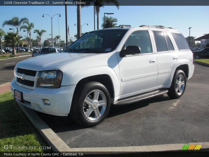 Summit White / Ebony 2008 Chevrolet TrailBlazer LT