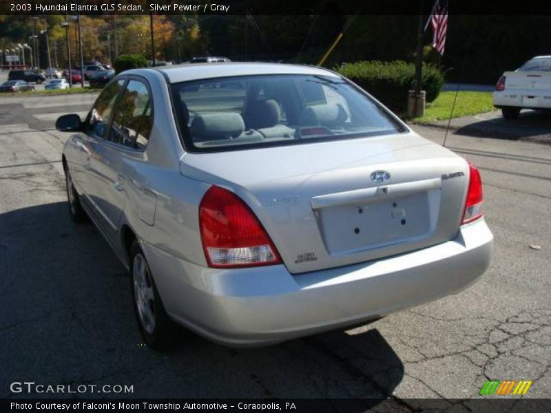 Silver Pewter / Gray 2003 Hyundai Elantra GLS Sedan