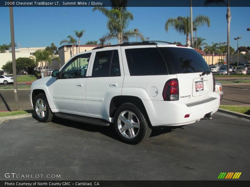Summit White / Ebony 2008 Chevrolet TrailBlazer LT