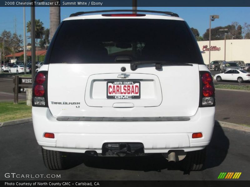 Summit White / Ebony 2008 Chevrolet TrailBlazer LT