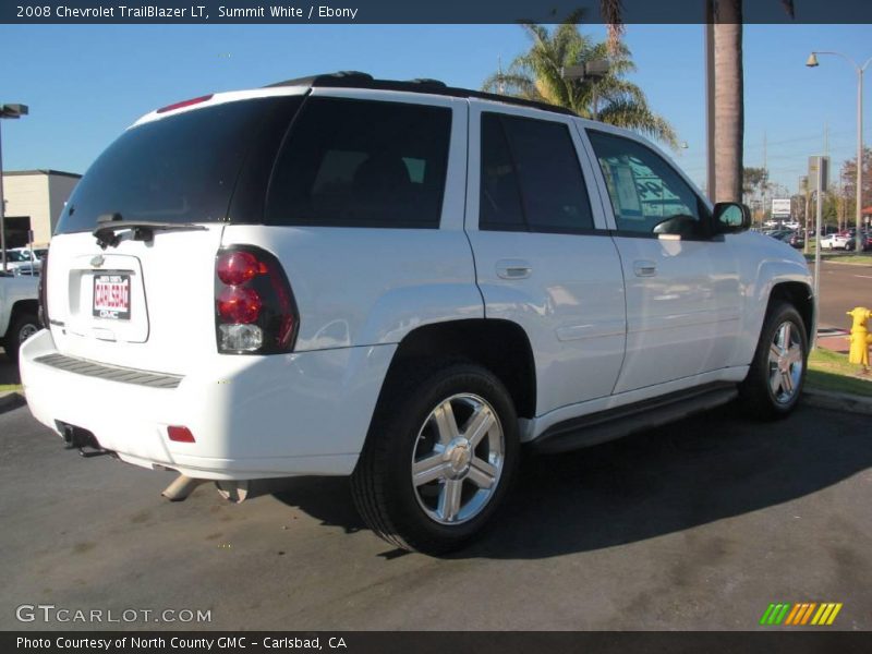 Summit White / Ebony 2008 Chevrolet TrailBlazer LT