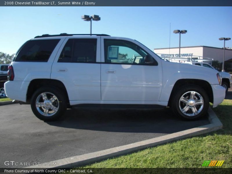Summit White / Ebony 2008 Chevrolet TrailBlazer LT