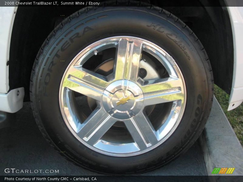 Summit White / Ebony 2008 Chevrolet TrailBlazer LT