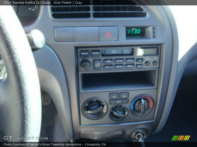 Silver Pewter / Gray 2003 Hyundai Elantra GLS Sedan