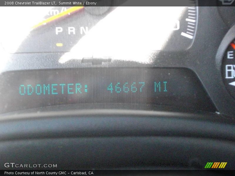 Summit White / Ebony 2008 Chevrolet TrailBlazer LT