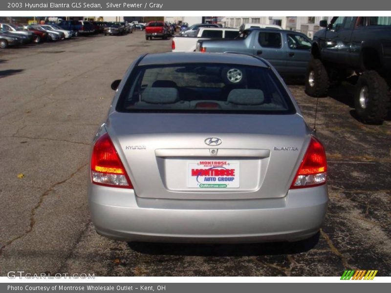 Silver Pewter / Gray 2003 Hyundai Elantra GLS Sedan