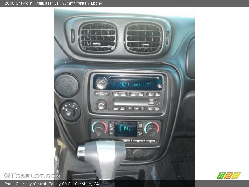 Summit White / Ebony 2008 Chevrolet TrailBlazer LT