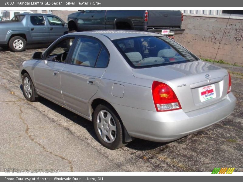 Silver Pewter / Gray 2003 Hyundai Elantra GLS Sedan