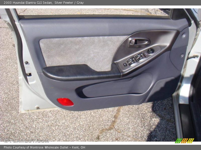Silver Pewter / Gray 2003 Hyundai Elantra GLS Sedan