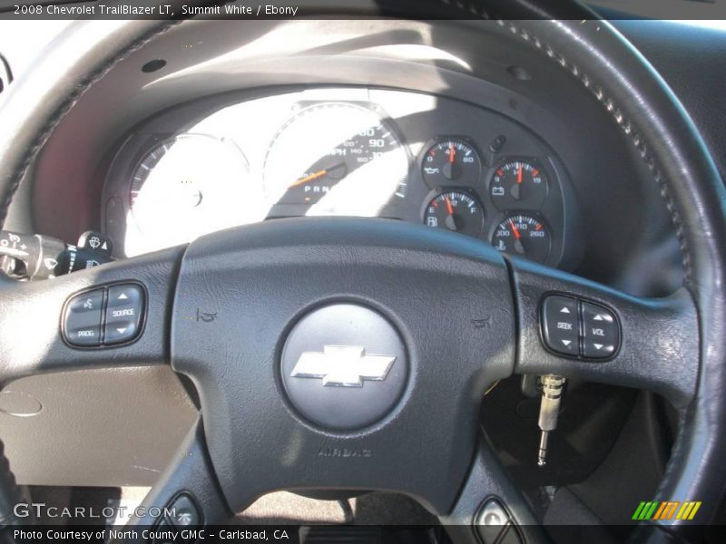 Summit White / Ebony 2008 Chevrolet TrailBlazer LT