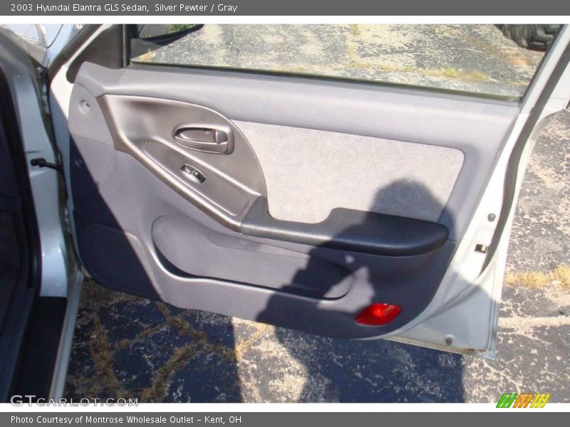 Silver Pewter / Gray 2003 Hyundai Elantra GLS Sedan