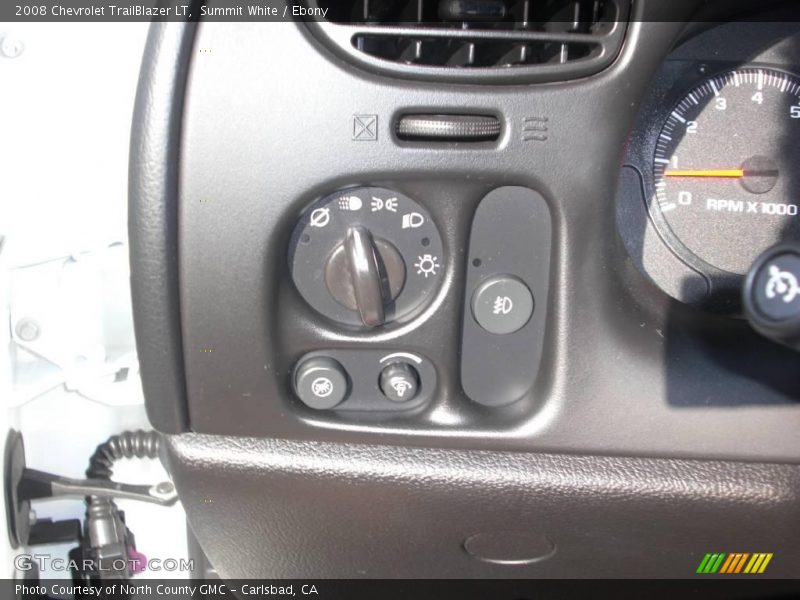 Summit White / Ebony 2008 Chevrolet TrailBlazer LT
