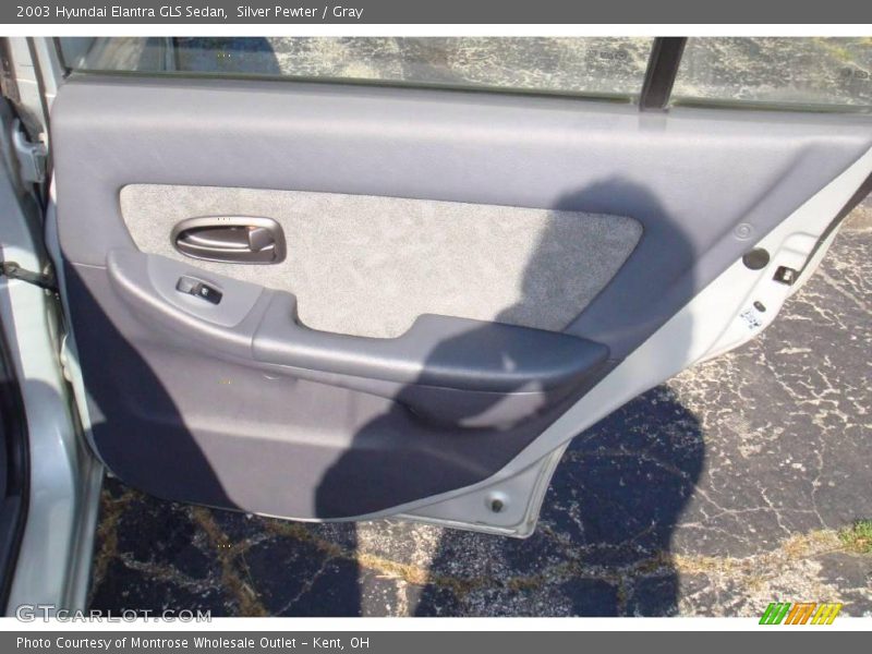Silver Pewter / Gray 2003 Hyundai Elantra GLS Sedan