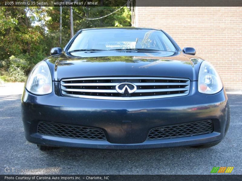 Twilight Blue Pearl / Wheat 2005 Infiniti G 35 Sedan