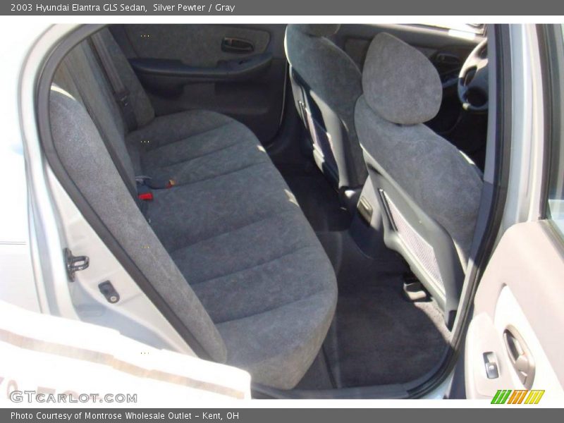 Silver Pewter / Gray 2003 Hyundai Elantra GLS Sedan