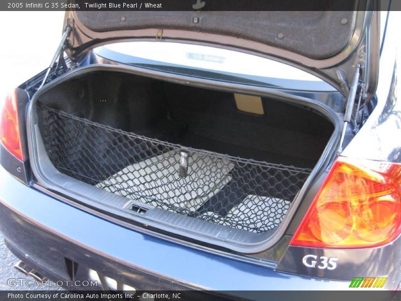 Twilight Blue Pearl / Wheat 2005 Infiniti G 35 Sedan