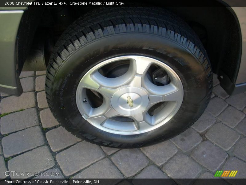 Graystone Metallic / Light Gray 2008 Chevrolet TrailBlazer LS 4x4