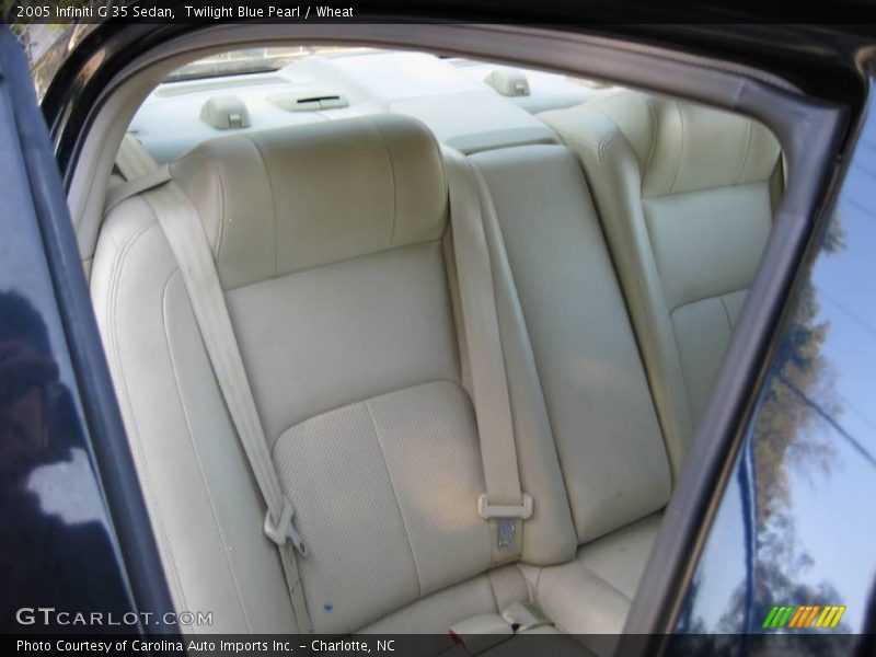 Twilight Blue Pearl / Wheat 2005 Infiniti G 35 Sedan