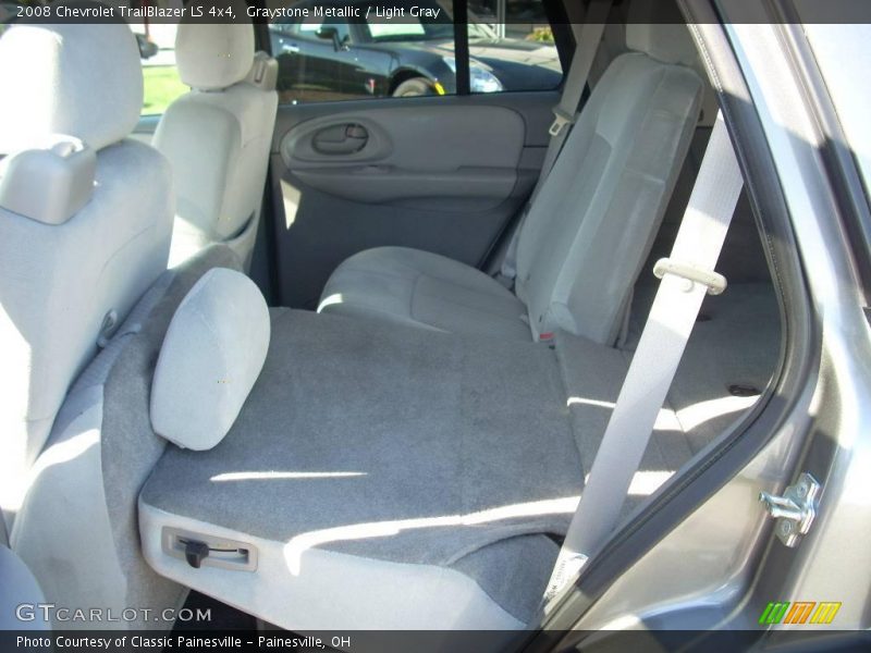 Graystone Metallic / Light Gray 2008 Chevrolet TrailBlazer LS 4x4