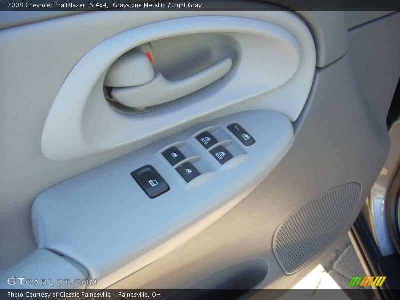Graystone Metallic / Light Gray 2008 Chevrolet TrailBlazer LS 4x4