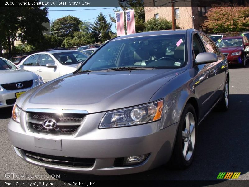 Steel Gray / Gray 2006 Hyundai Sonata LX V6