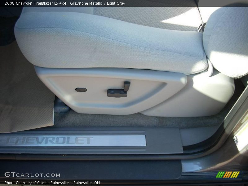 Graystone Metallic / Light Gray 2008 Chevrolet TrailBlazer LS 4x4