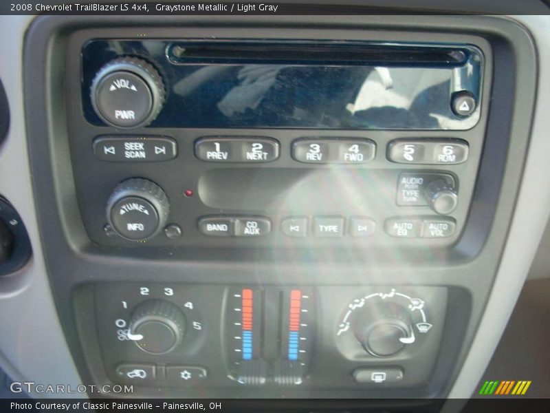 Graystone Metallic / Light Gray 2008 Chevrolet TrailBlazer LS 4x4