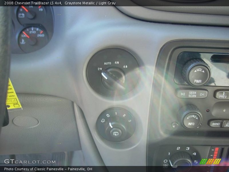 Graystone Metallic / Light Gray 2008 Chevrolet TrailBlazer LS 4x4