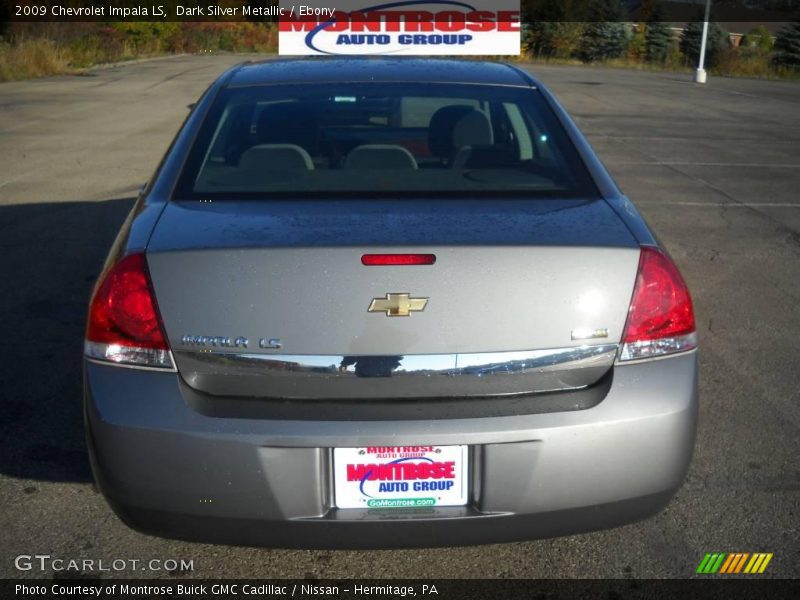 Dark Silver Metallic / Ebony 2009 Chevrolet Impala LS