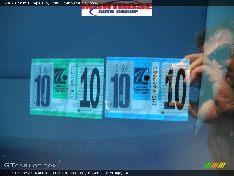 Dark Silver Metallic / Ebony 2009 Chevrolet Impala LS