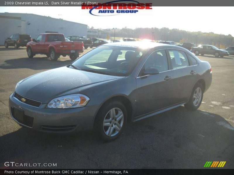 Dark Silver Metallic / Ebony 2009 Chevrolet Impala LS