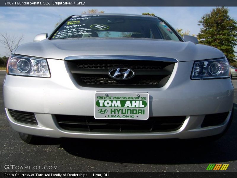 Bright Silver / Gray 2007 Hyundai Sonata GLS