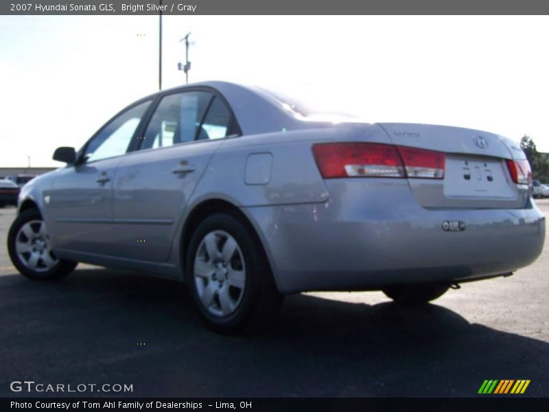 Bright Silver / Gray 2007 Hyundai Sonata GLS