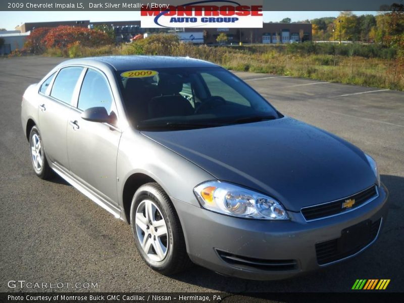 Dark Silver Metallic / Ebony 2009 Chevrolet Impala LS