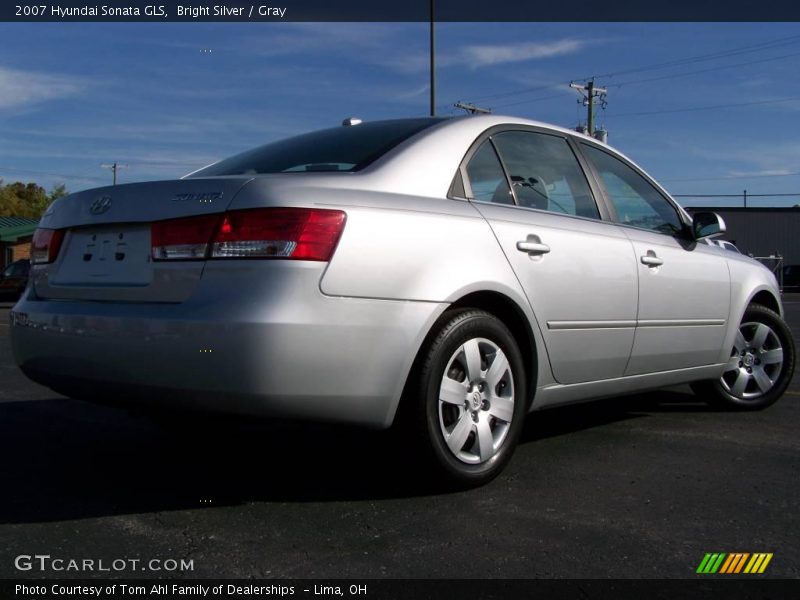 Bright Silver / Gray 2007 Hyundai Sonata GLS