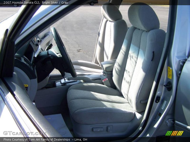 Bright Silver / Gray 2007 Hyundai Sonata GLS