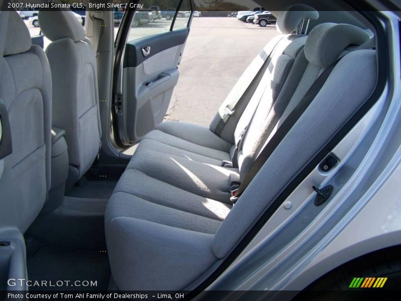 Bright Silver / Gray 2007 Hyundai Sonata GLS