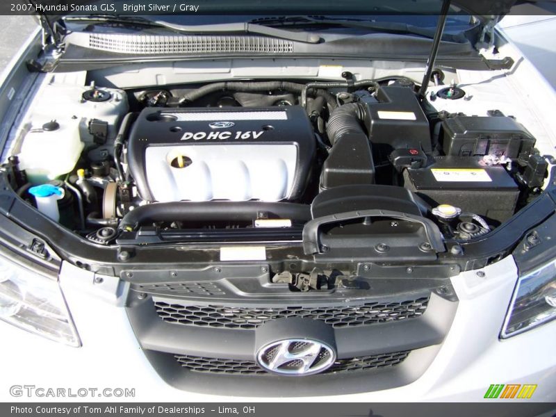 Bright Silver / Gray 2007 Hyundai Sonata GLS