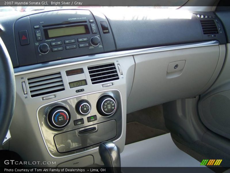 Bright Silver / Gray 2007 Hyundai Sonata GLS