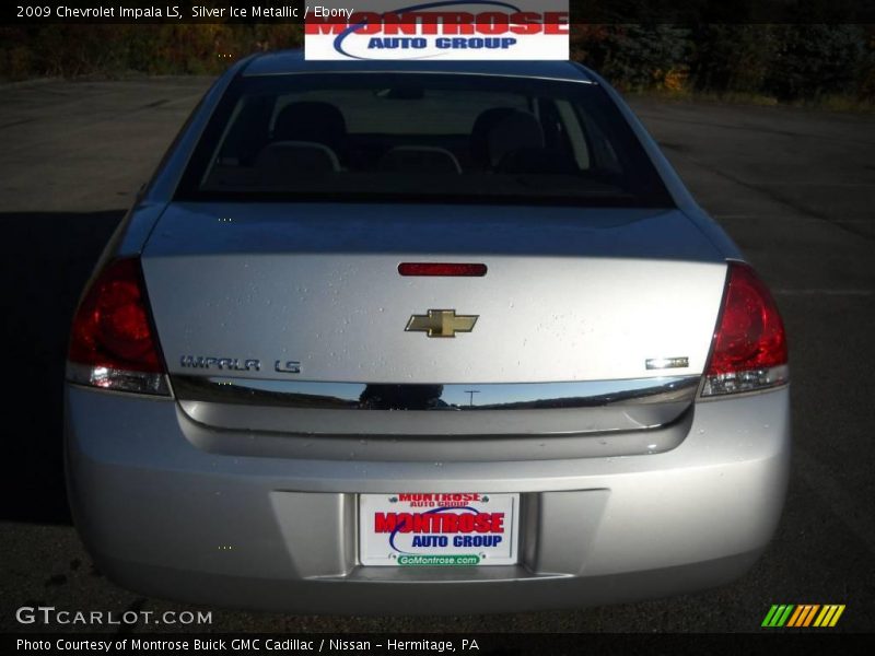 Silver Ice Metallic / Ebony 2009 Chevrolet Impala LS
