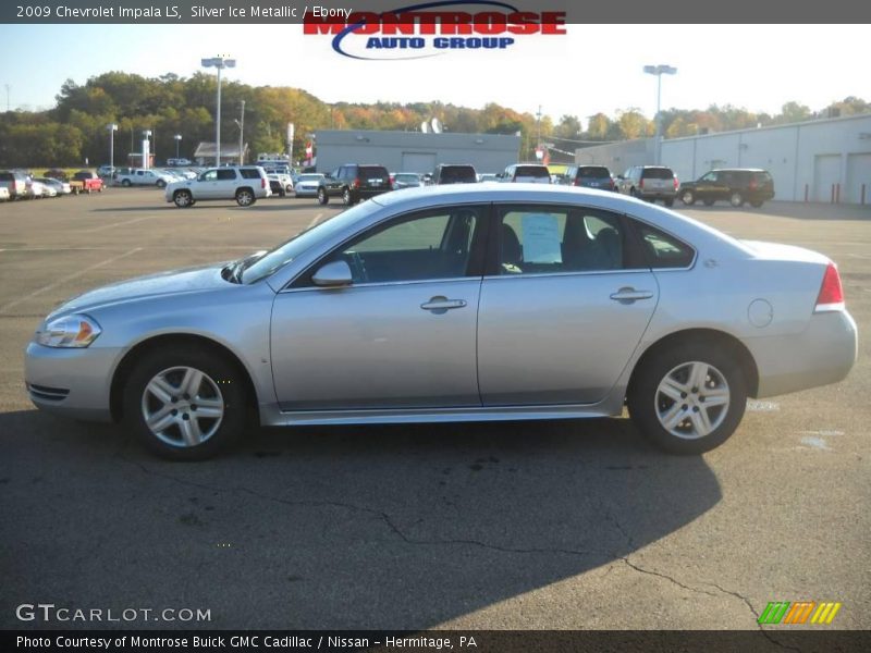 Silver Ice Metallic / Ebony 2009 Chevrolet Impala LS